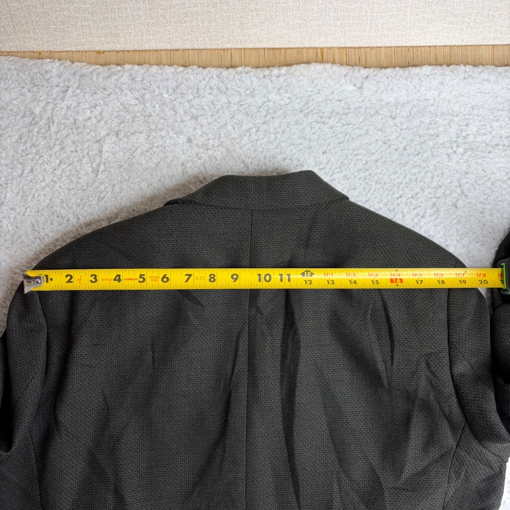 80s Hugo Boss Mars Blazer Mens 42R Green Virgin Wool Button Sport Coat Jacket - Picture 10 of 11